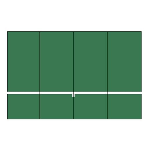 Bakko Slimline Flat Series 8' High Backboard