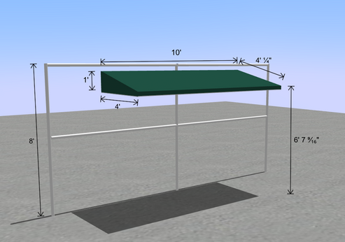 The Slim Shady Court Canopy