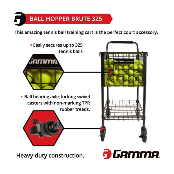 Gamma Brute Tennis Teaching Cart